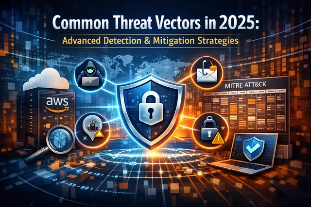Common Threat Vectors in 2025: Advanced Detection and Mitigation Strategies