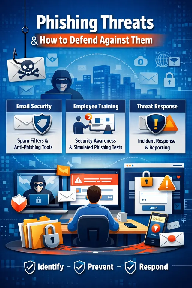Phishing and how organizations can prepare for, mitigate, and respond to these threats